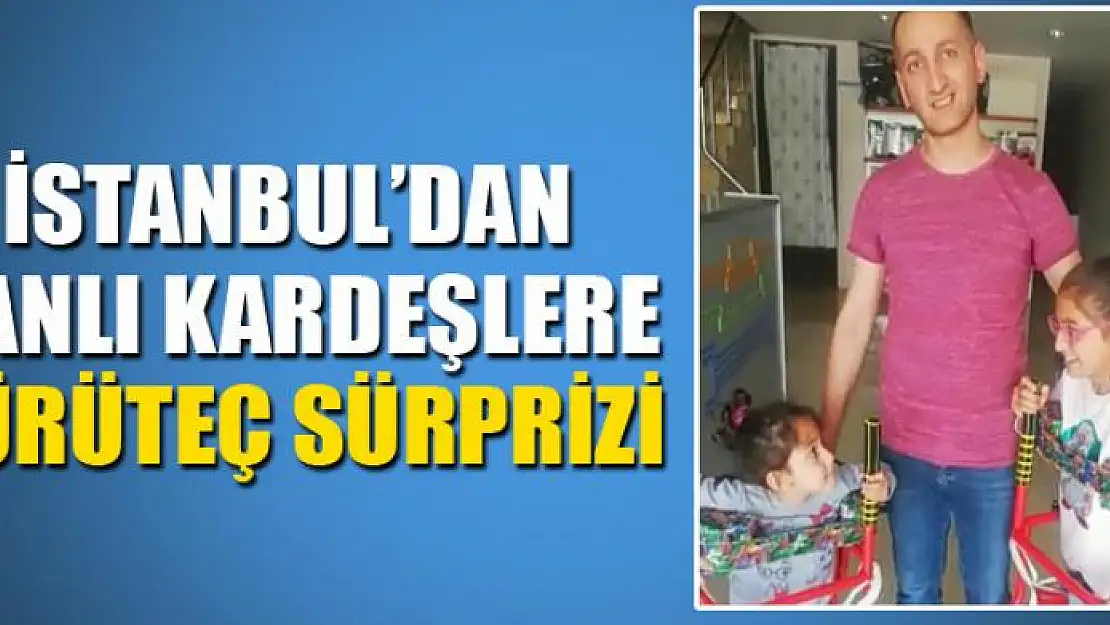 İstanbul'dan Vanlı kardeşlere yürüteç sürprizi