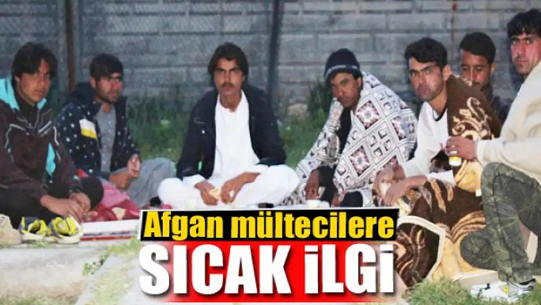 Afgan mültecilere sıcak ilgi