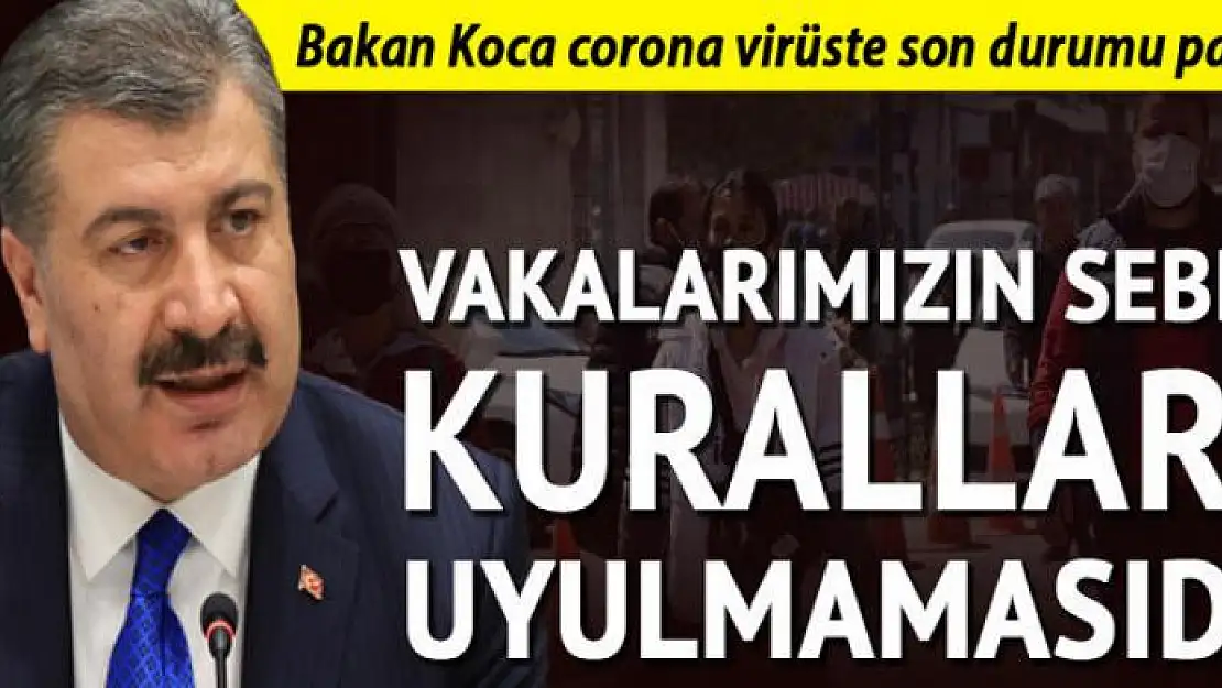 Sağlık Bakanlığı, son 24 saatlik korona virüs tablosunu açıkladı