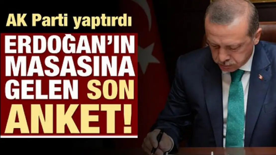 AK Parti, yaptırdığı son seçim anketini açıkladı