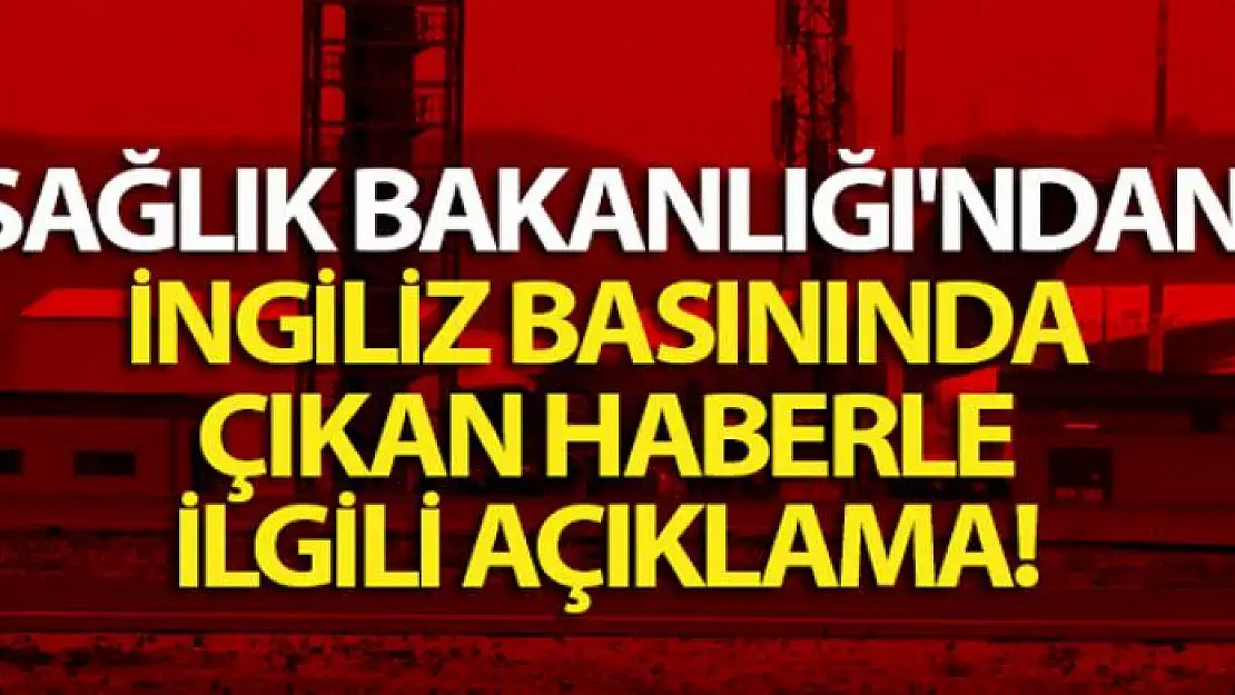 Sağlık Bakanlığından İngiltere'ye gönderilen ekipmanlara ilişkin iddialara cevap