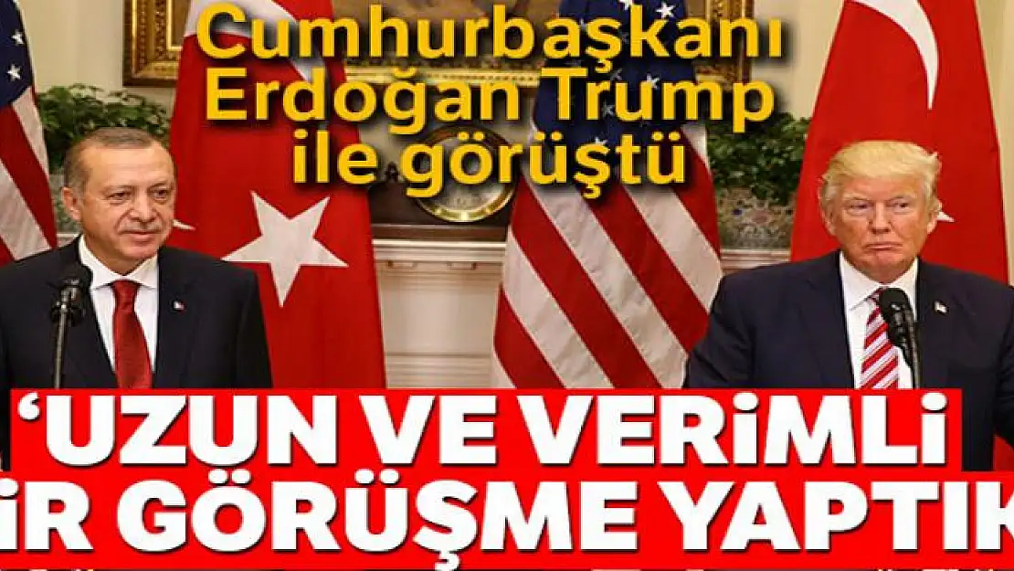 Cumhurbaşkanı Erdoğan Trump ile telefonda görüştü