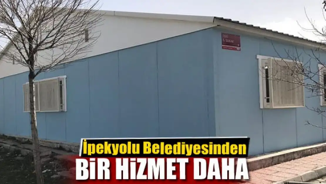 İpekyolu Belediyesinden kadınlar için bir hizmet daha 