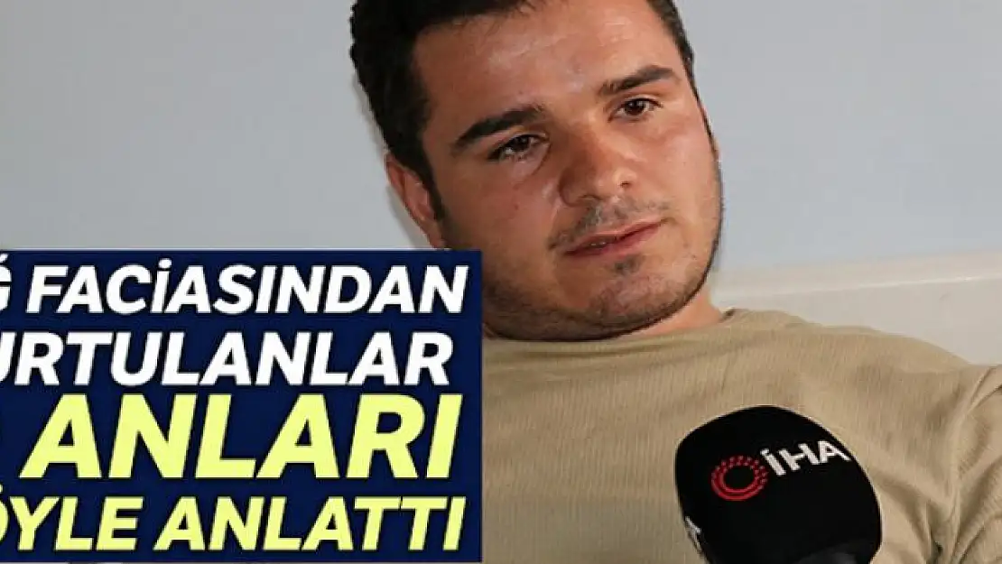 Çığ faciasından kurtulanlar o anları anlattı