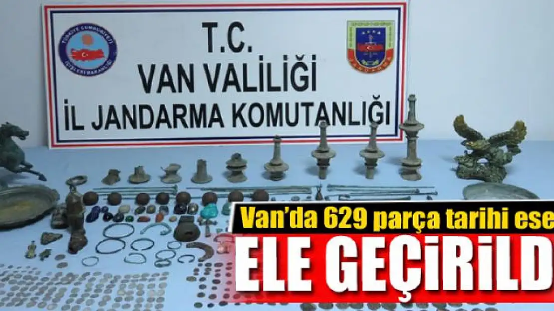 Van'da 629 parça tarihi eser ele geçirildi