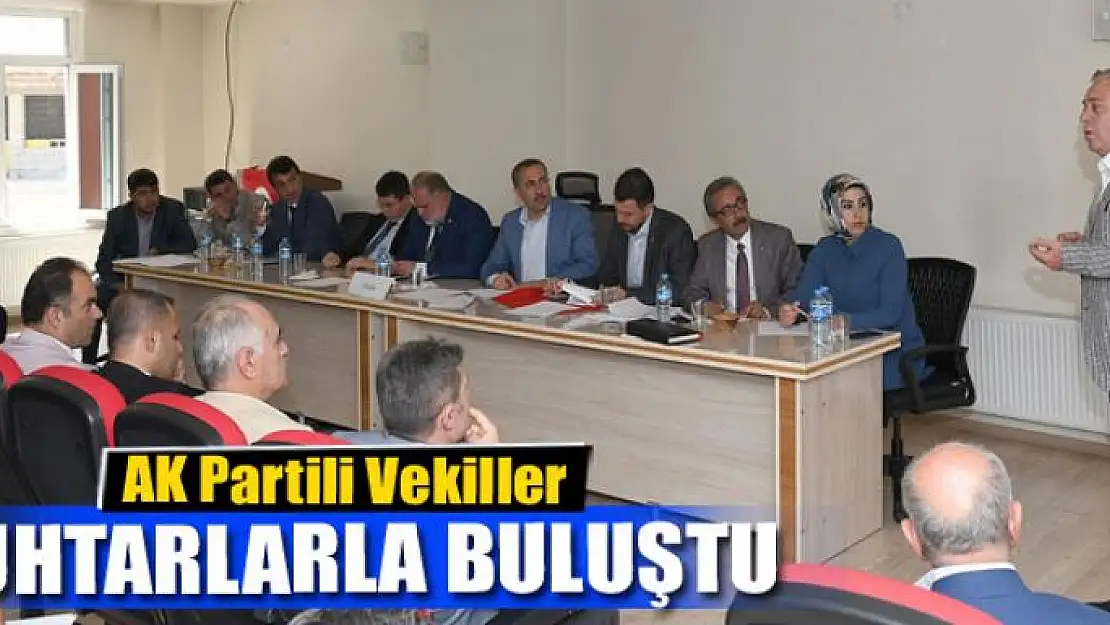 AK Parti Van milletvekilleri Çatak'ta