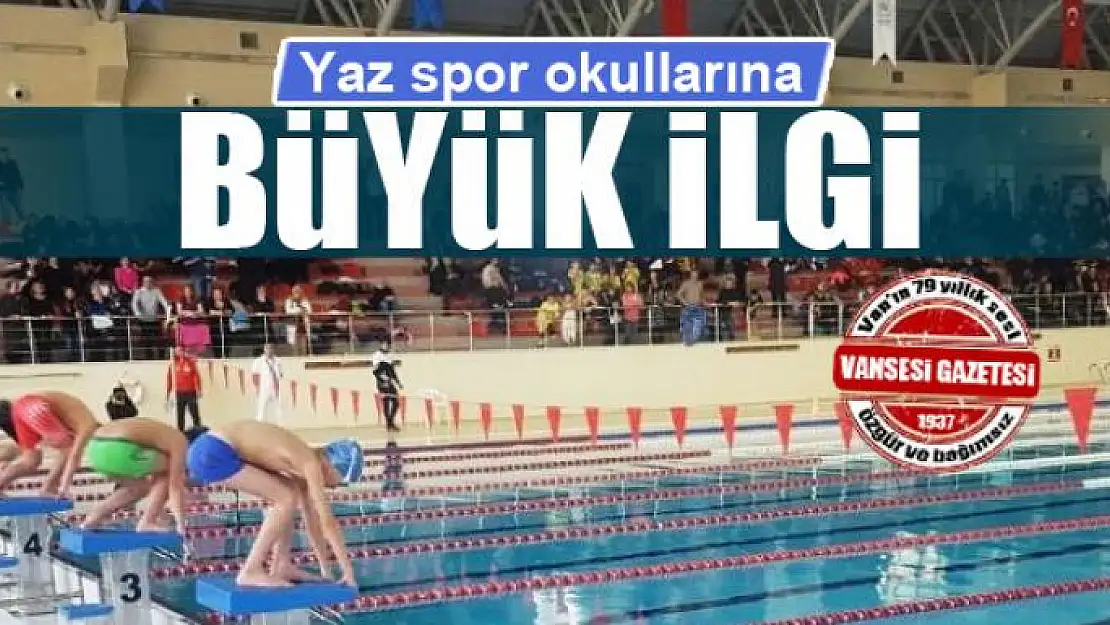 Yaz spor okullarına yoğun ilgi