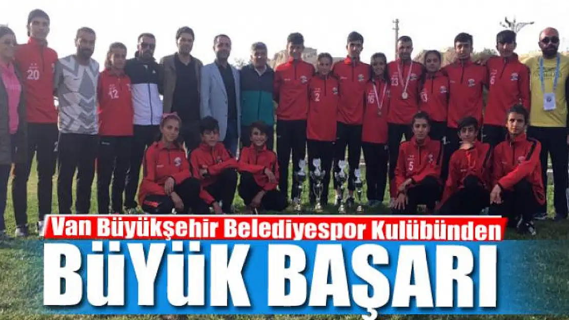 Van Büyükşehir Belediyespor Kulübünden büyük başarı