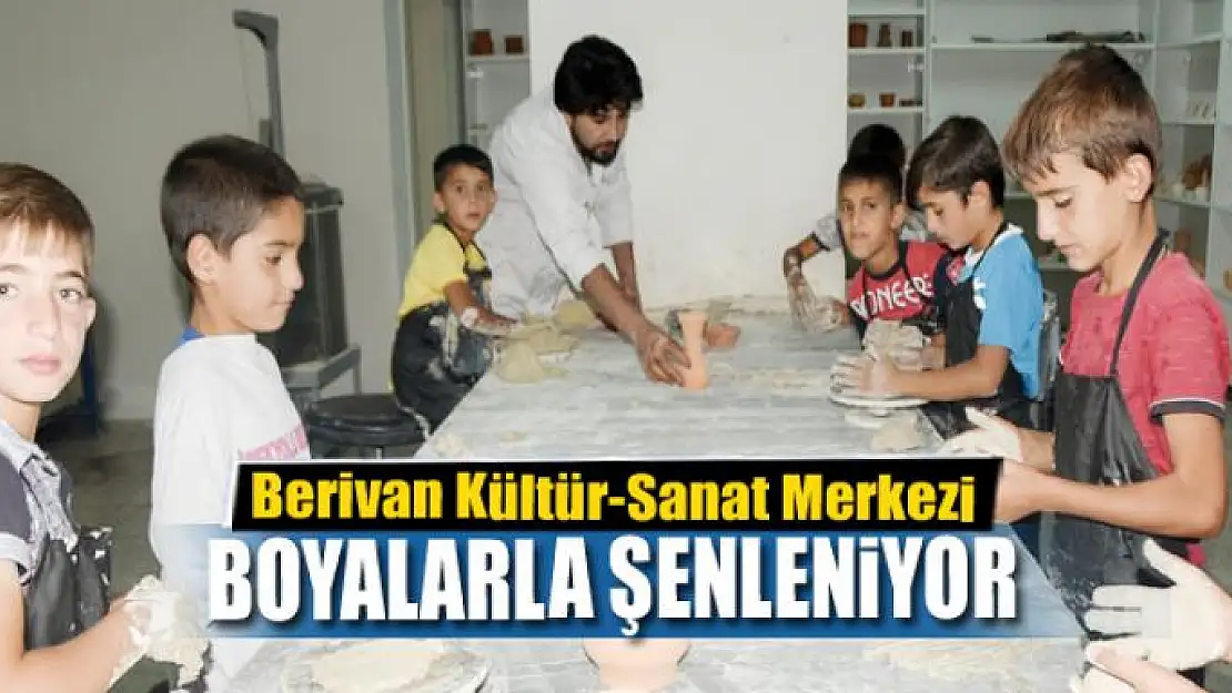 Berivan Kültür-Sanat Merkezi boyalarla şenleniyor