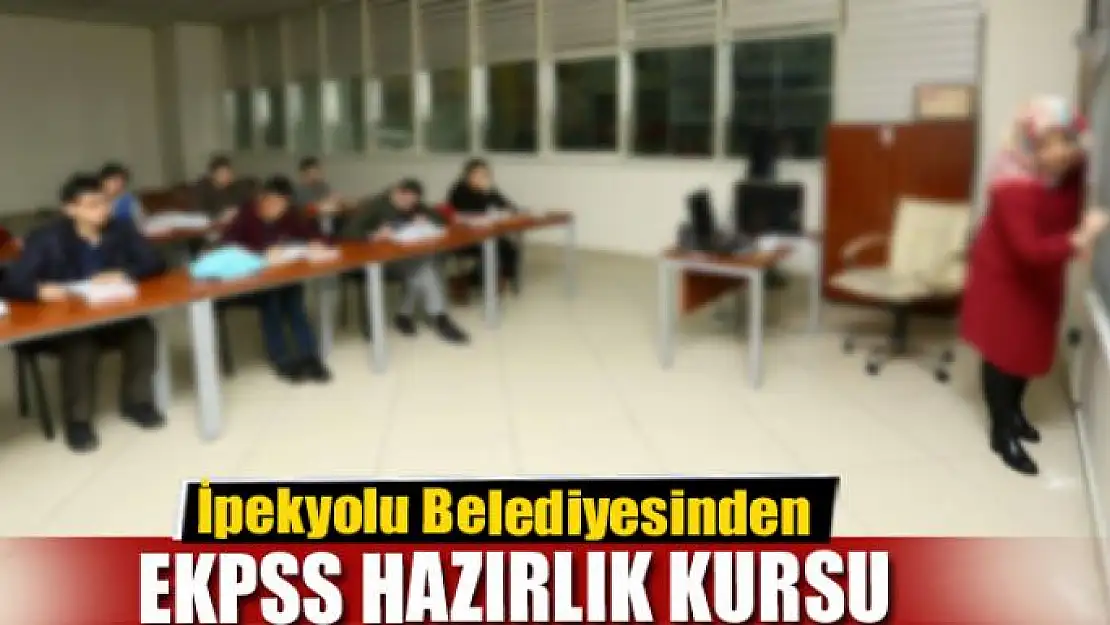 İpekyolu Belediyesinden EKPSS hazırlık kursu