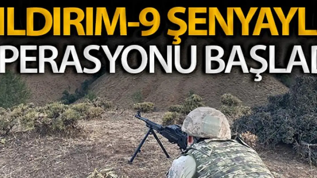 Yıldırım-9 Şenyayla Operasyonu başlatıldı