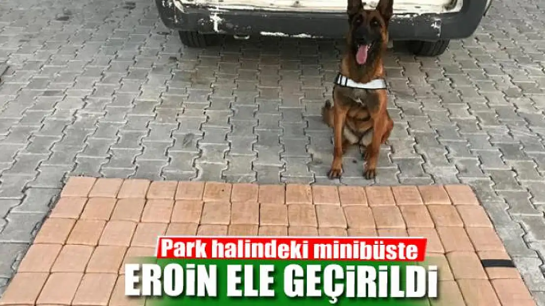 Park halindeki minibüste 51 kilo 22 gram eroin ele geçirildi