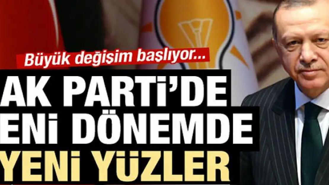 Yeni dönemde yeni yüzler