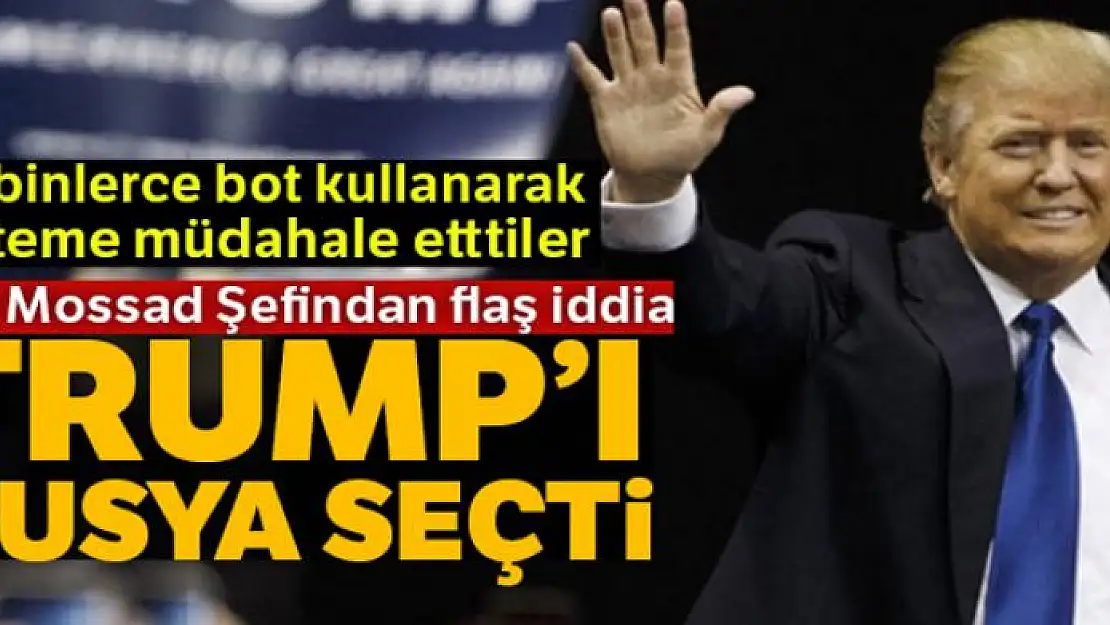 Eski Mossad Şefi Pardo: 'Trump'ı Rusya seçti'