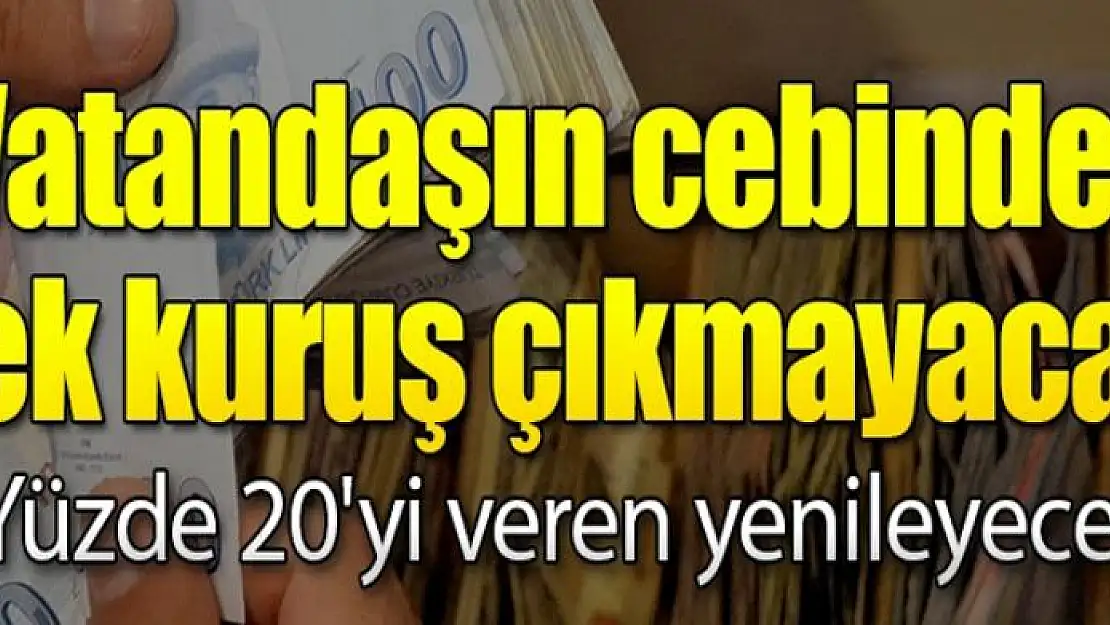 Kentsel dönüşümde yeni model: Yüzde 20'yi veren yeni evi alacak