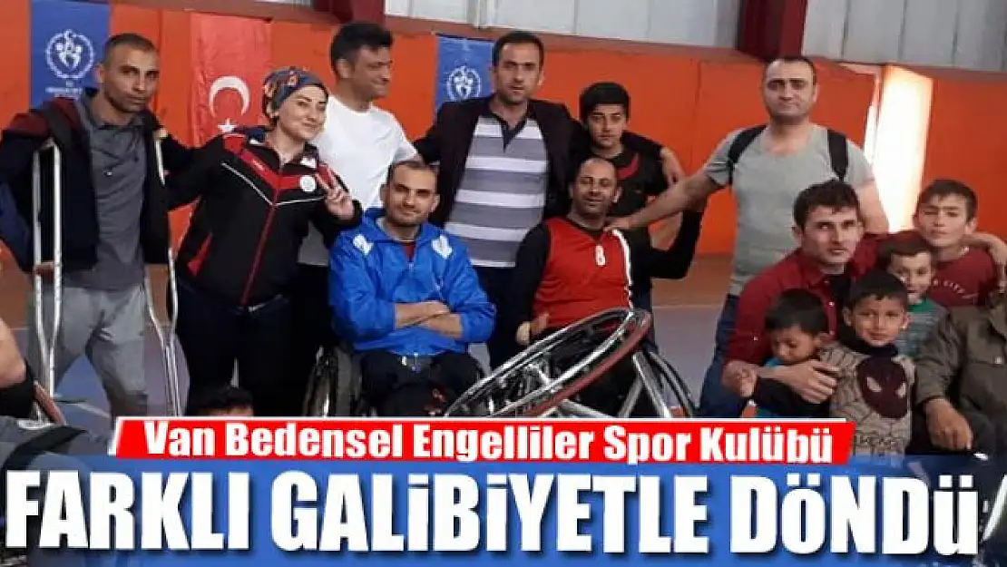 Van Bedensel Engelliler Spor Kulübü farklı kazandı