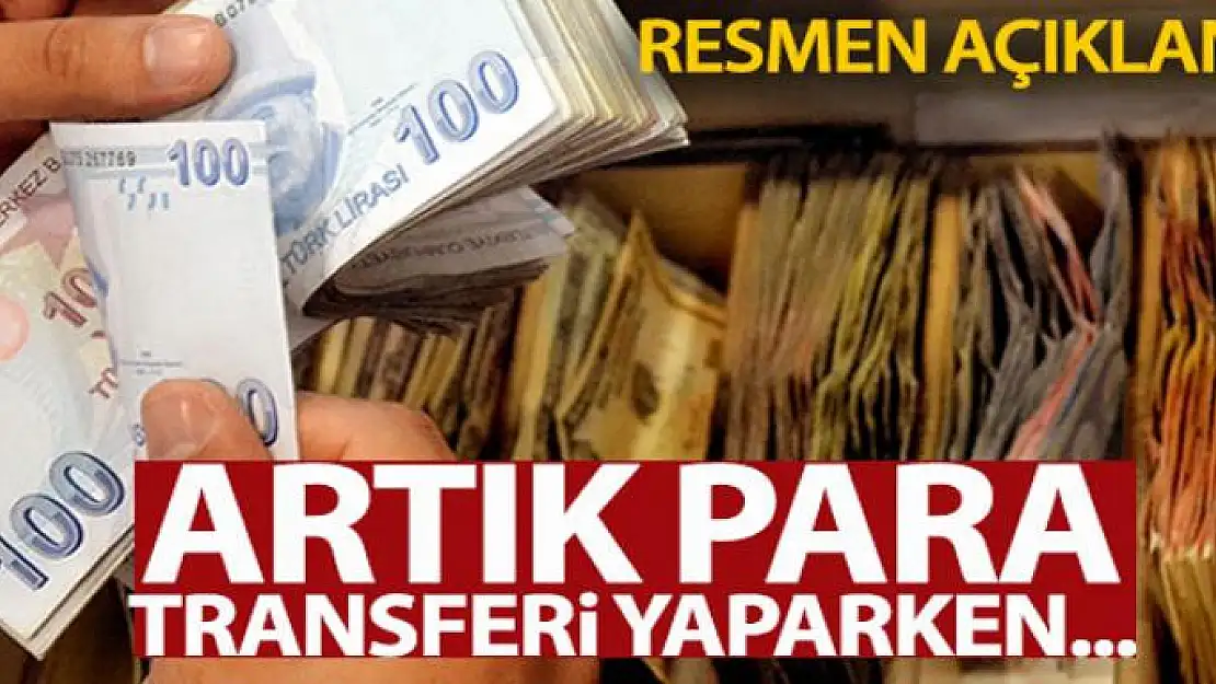 Merkez'den para ve kıymetli maden transfer ücretlerini içeren yeni tebliğ