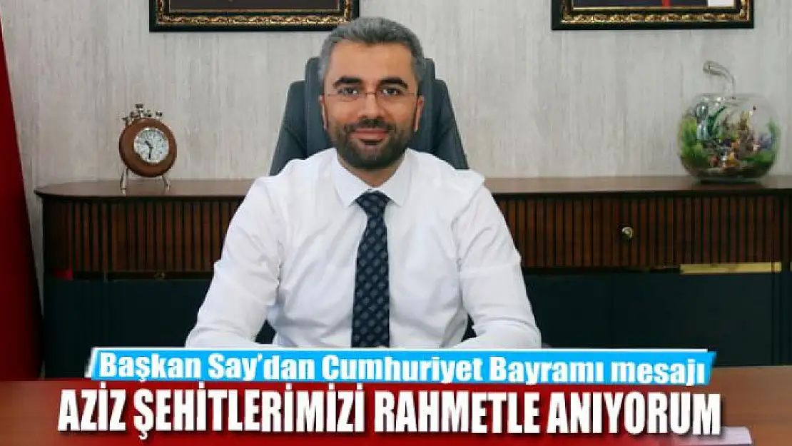 Başkan Say'dan Cumhuriyet Bayramı mesajı