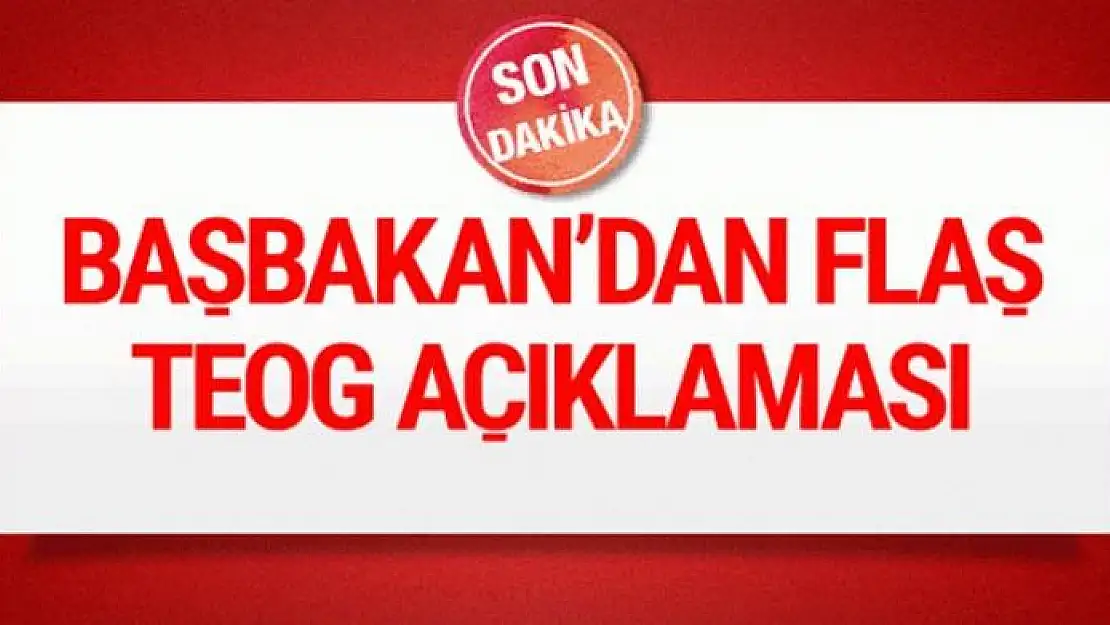 TEOG kalkıyor mu Binali Yıldırım son dakika açıklama yaptı