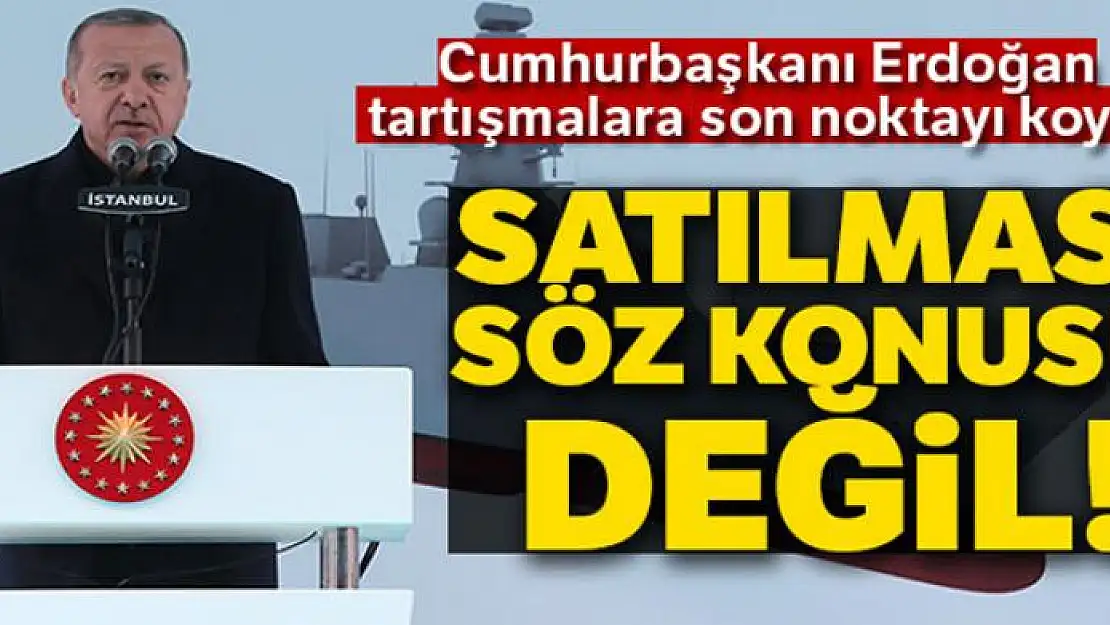 Cumhurbaşkanı Erdoğan:' Tank palet fabrikasının devri asla söz konusu değildir'