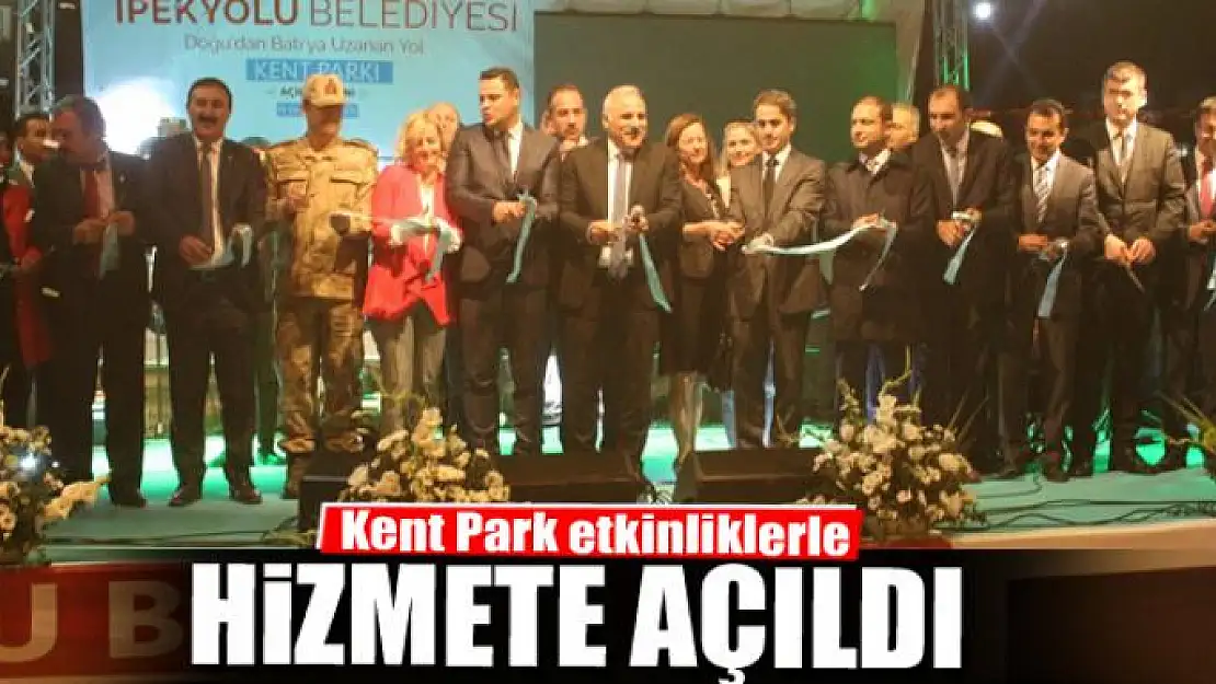 Kent Park hizmete açıldı