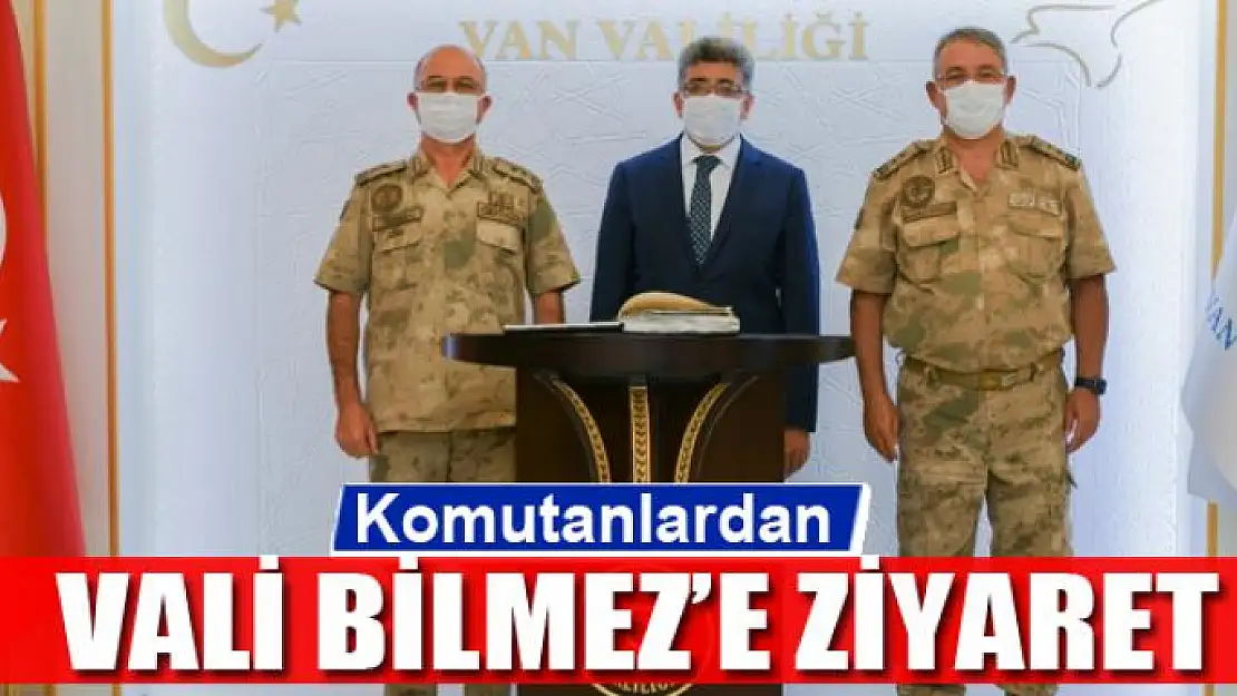 Komutanlardan Vali Bilmez'e ziyaret