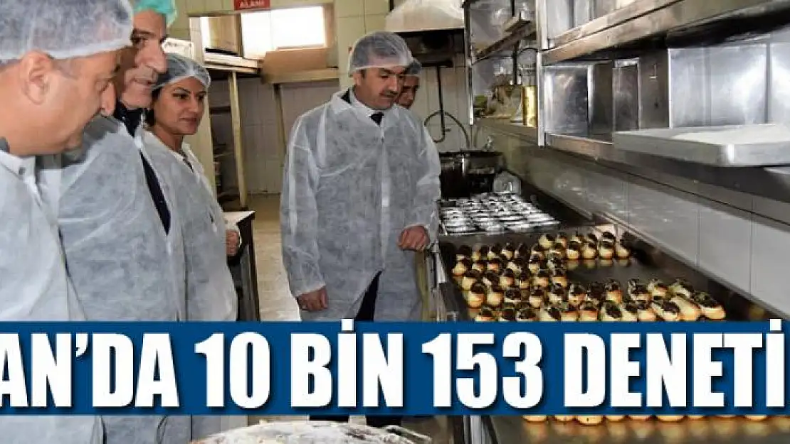 Van'da bir yılda 10 bin 153 denetim