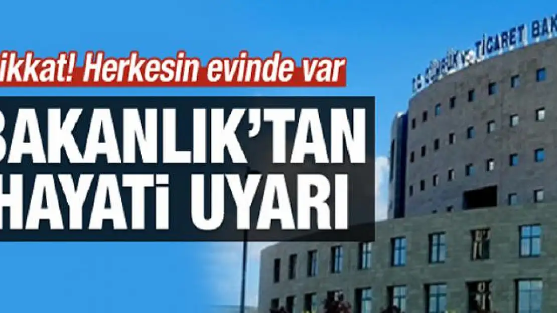 Bakanlık'tan 'temizlik ürünleri' uyarısı