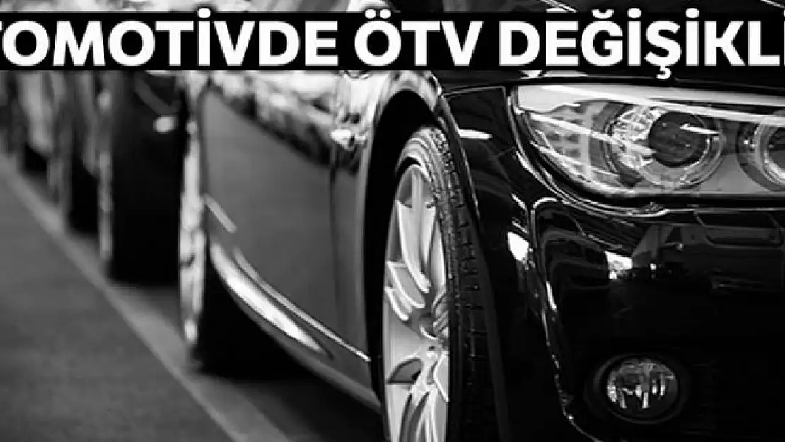 Otomotivde ÖTV değişikliği