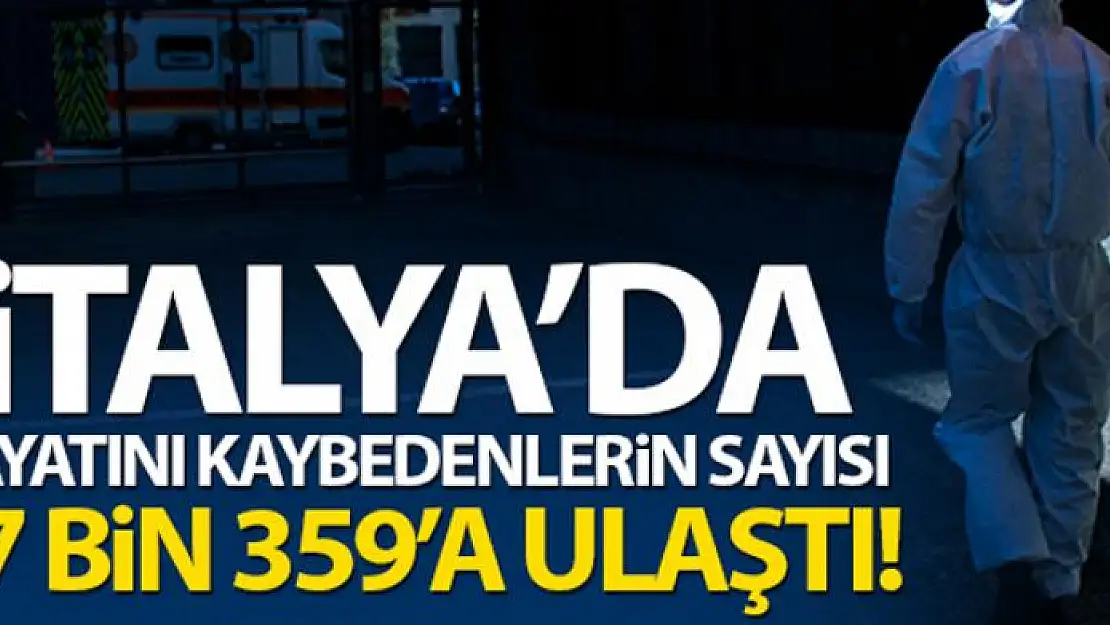 İtalya'da son 24 saatte Covid-19'dan 382 ölüm