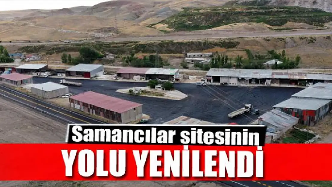 Samancılar sitesinin yolu yenilendi