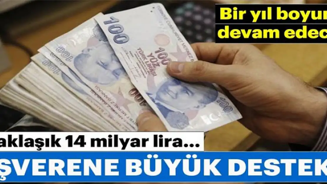 İşverene 14 milyarlık asgari ücret desteği!