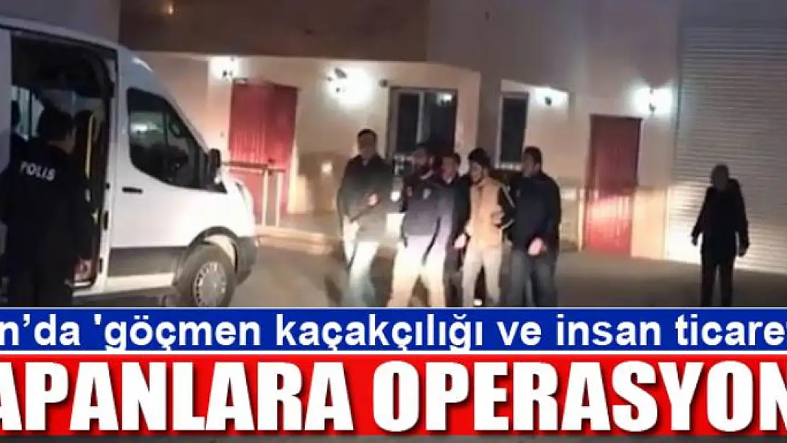 Van'da 'göçmen kaçakçılığı ve insan ticareti' operasyonu