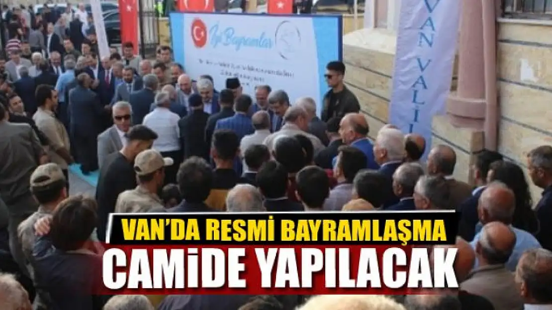 Van'da bayramlaşma programı