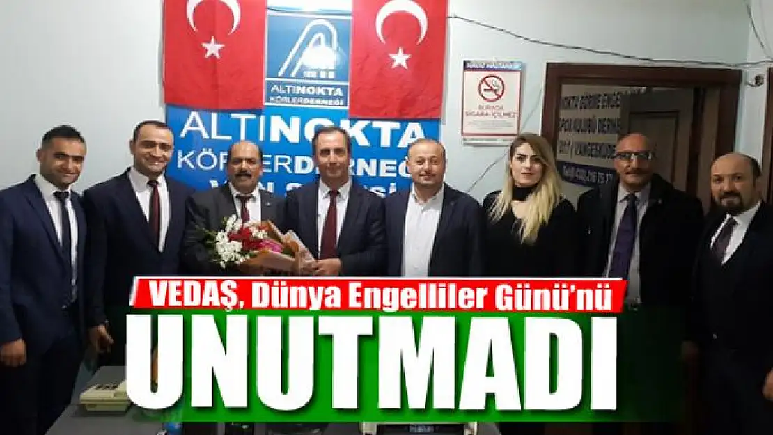 VEDAŞ Dünya Engelliler Günü'nü unutmadı