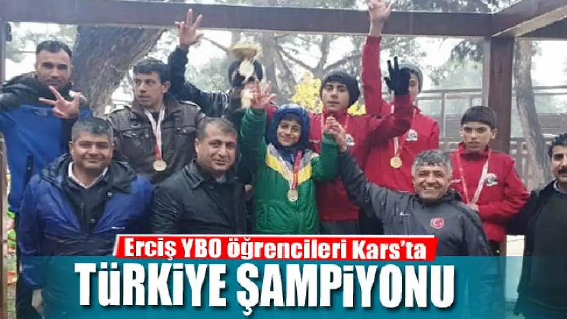 Erciş YBO öğrencileri Türkiye şampiyonu 