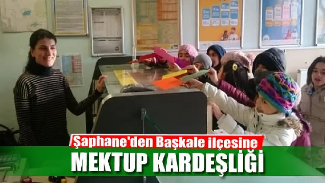 Şaphane'den Van-Başkale ilçesine mektup kardeşliği