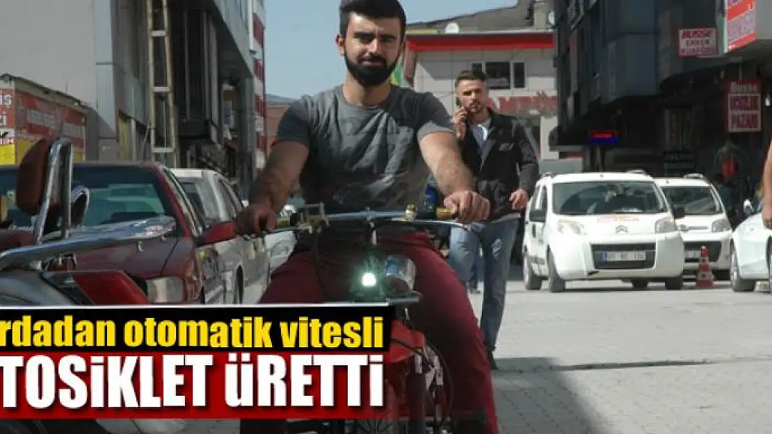 Hurdadan otomatik vitesli motosiklet üretti 