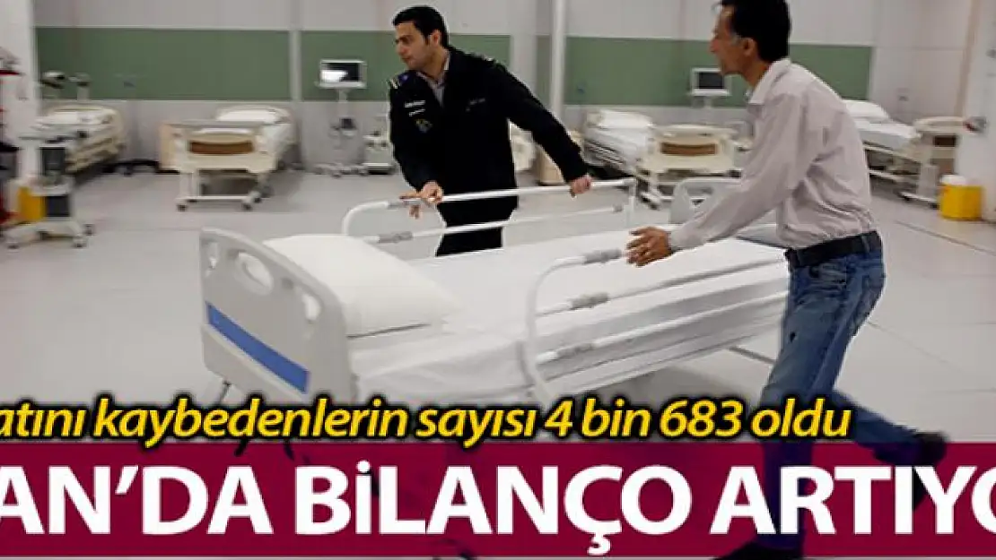 İran'da hayatını kaybedenlerin sayısı 4 bin 683'e yükseldi