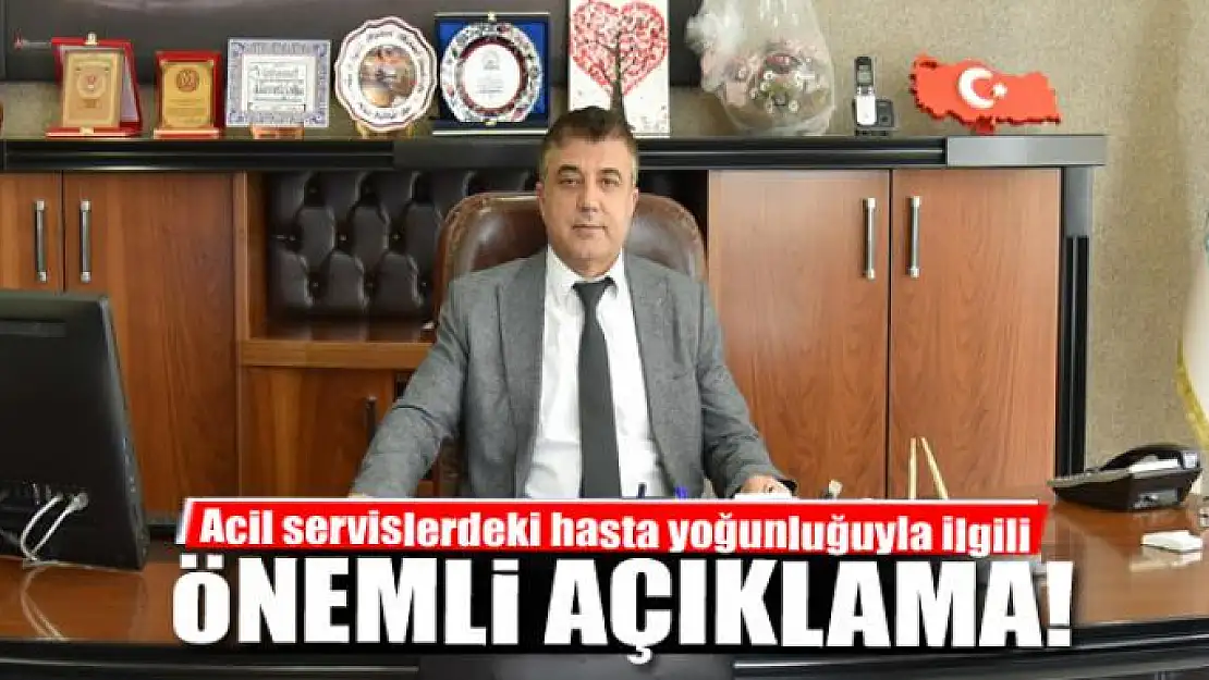 Acil servislerde hasta yoğunluğu