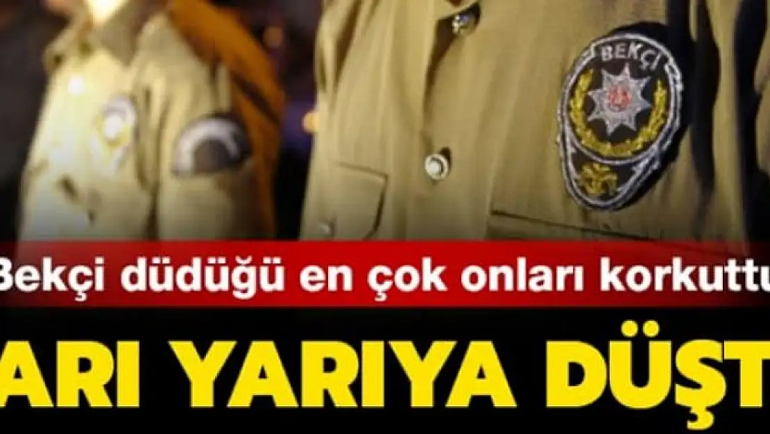 Bekçi düdüğü en çok hırsızları korkuttu! Günlük hırsızlık olayları yarı yarıya düştü