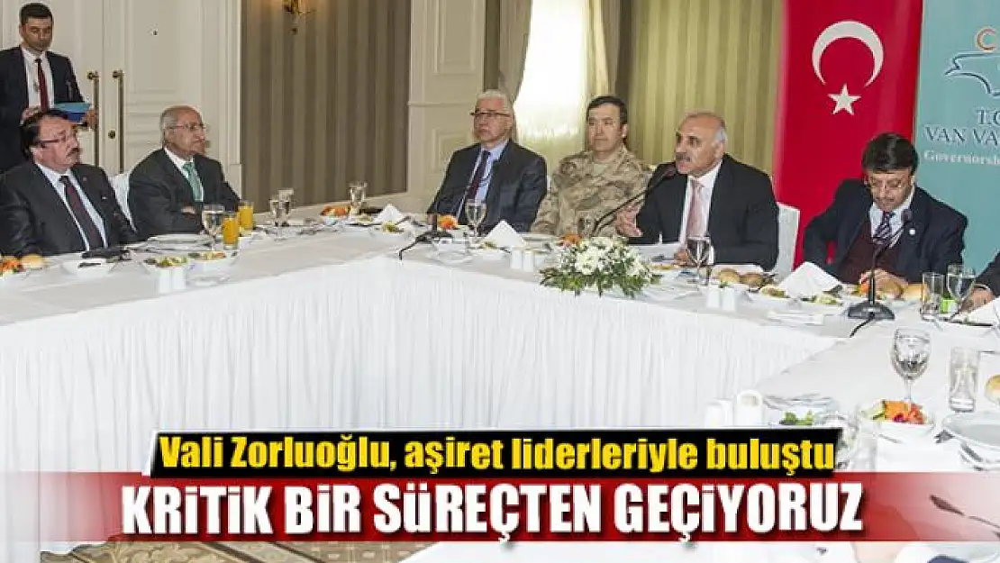 KRİTİK BİR SÜREÇTEN GEÇİYORUZ