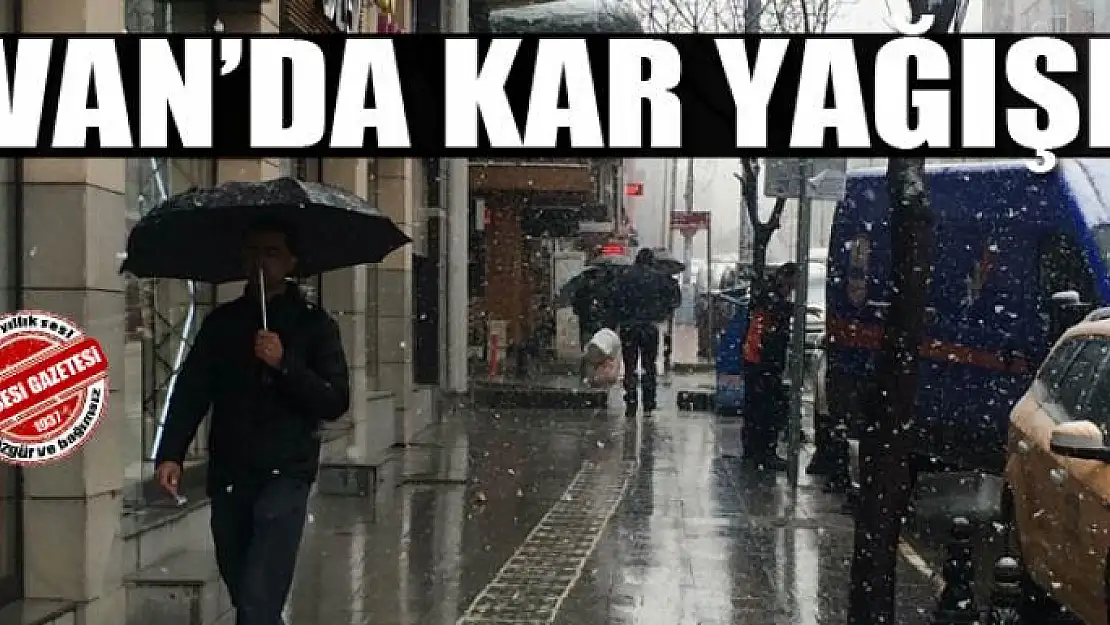 Van'da kar yağışı