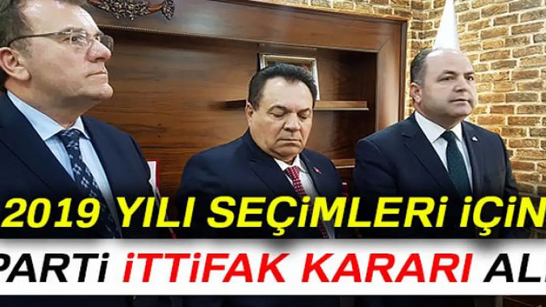 4 parti ittifak kararı aldı