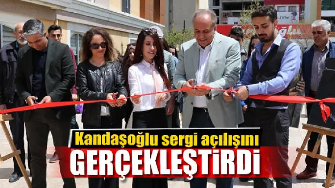 Kandaşoğlu sergi açılışını gerçekleştirdi 