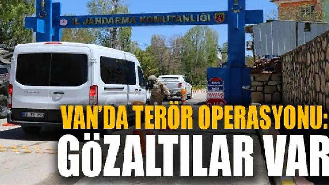 Van'da terör operasyonu: 5 gözaltı