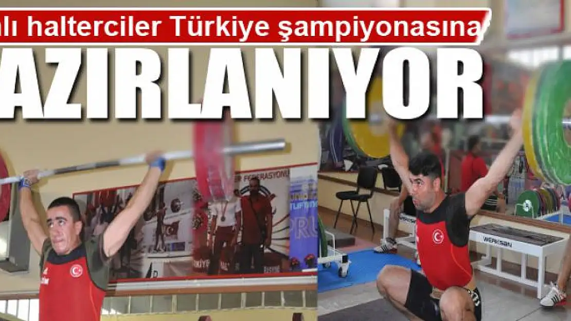 Vanlı halterciler Türkiye şampiyonasına hazırlanıyor