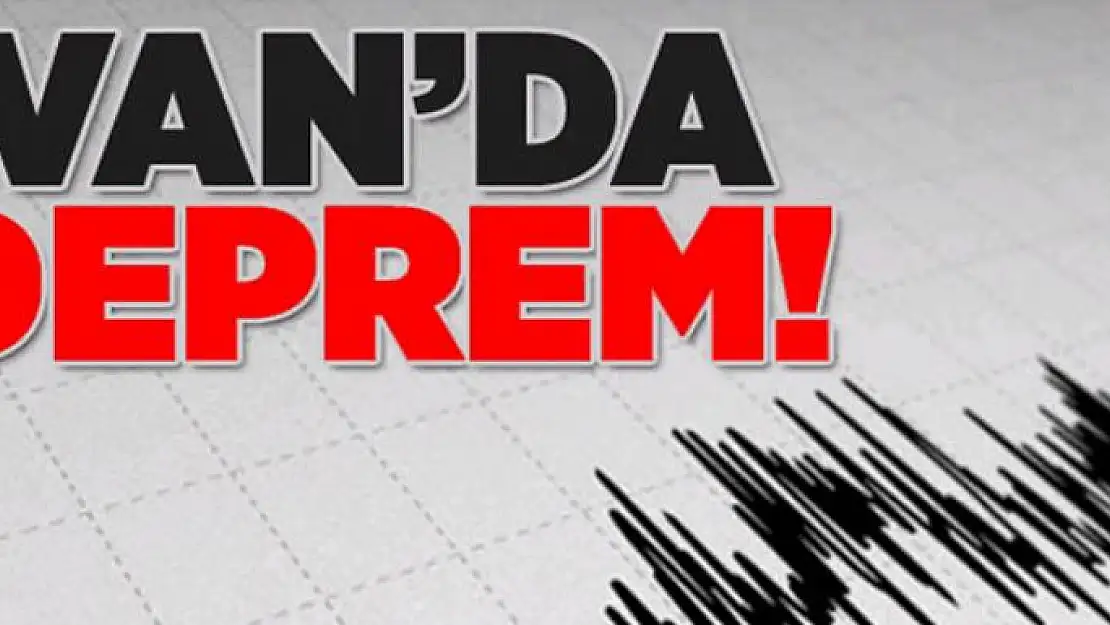 Van'da 3.5 büyüklüğünde deprem