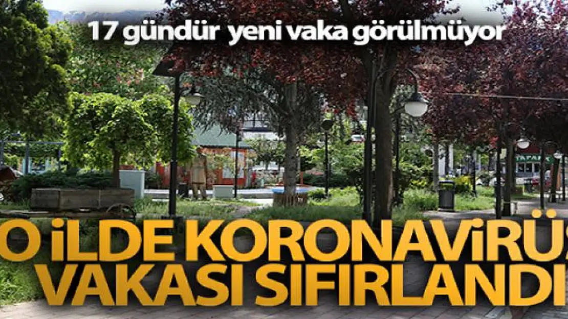 Artvin'de Koronavirüs vaka sayısı sıfırlandı