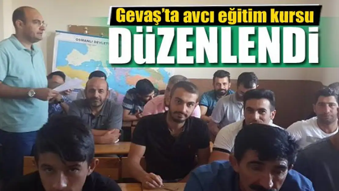 Gevaş'ta avcı eğitim kursu düzenlendi